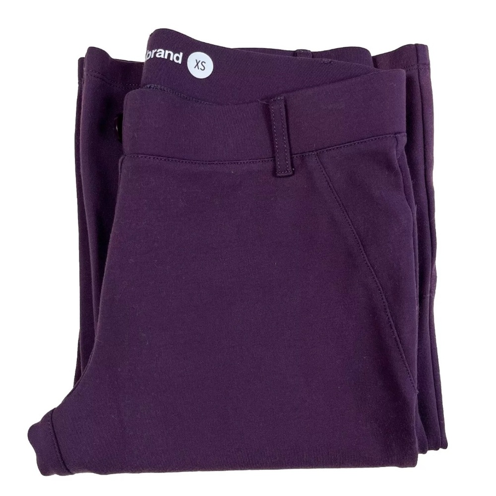Betabrand XS Bootcut Yoga Dress Pants Plum Purple